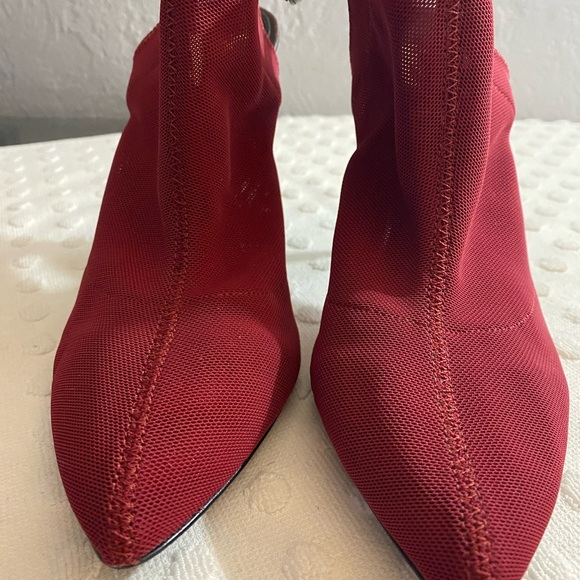 RARE!Vince Camuto Burgundy fabric slingback mule.SAMPLE Not on the retail market - Picture 14 of 16